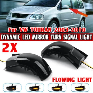 2X Clignotant LED Dynamique à Rétroviseur Latéral pour TOURAN 1T 2003-2010 - Imagen 1 de 9