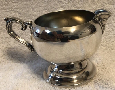 Vintage WM Rogers Silverplate Creamer 3” EUC - Image 1 of 4