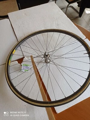 TUBULAR RIM MAVIC GP4 CAMPAGNOLO  C RECORD HUB 36 HOLES CERCHIO BICI CORSA - Image 1 of 4