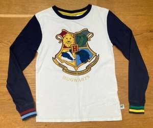 Harry Potter X H&M Long Sleeved Hogwarts Motif Top Age 8-10 Years Excellent Con - Picture 1 of 4