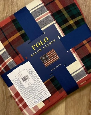 Manta Polo Ralph Lauren HOMESTEAD 50” X 70” Bandera Americana Precio de venta sugerido por el fabricante $375 🇺🇸 Foto 1 de 4