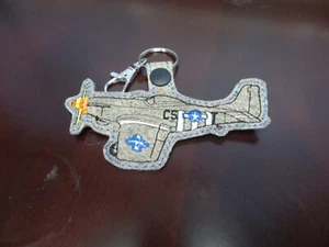 P51 Mustang Key FOB Handcrafted New, Stocking Stuffer - Picture 1 of 4