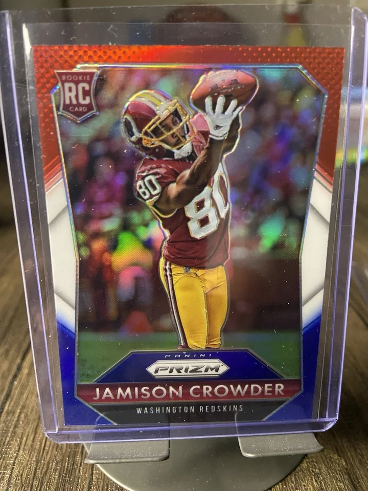 2015 Panini Prizm Jamison Crowder Red White & Blue RC - Image 1 of 2