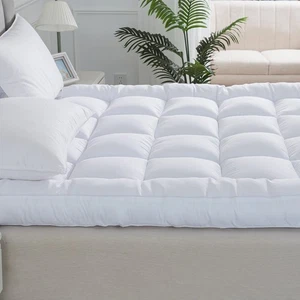 5 cm tiefe Matratzenauflage Mikrofaser Hotelqualität elastische Eckgurte alle Größen - Bild 1 von 10