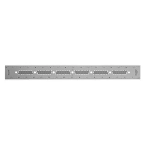JessEm 07412 Stainless Steel 18” Precision Ruler with Patented Flex Grip - Picture 1 of 4