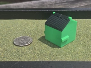 Contenedor de basura de 8 yardas a escala 1/64 en verde - Imagen 1 de 5