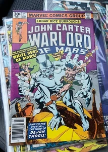 John Carter Warlord of Mars #2 1977 Marvel Comic Book, Free Shipping - Picture 1 of 4
