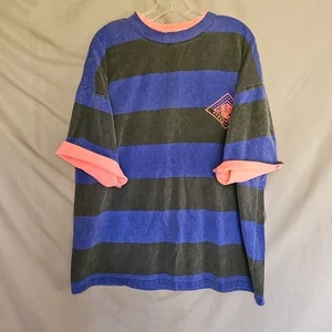 Vintage 90er Island Force T-Shirt Strand Retro Kunst Design  - Bild 1 von 4