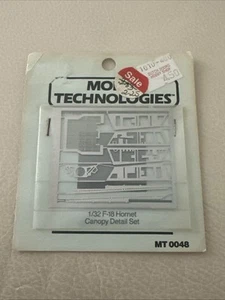 NUEVO Model Technologies MT0048 1/32 F-18 Hornet Toldo Detalle Set mt 0048 - Imagen 1 de 2