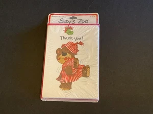 Sealed Suzy's Zoo Witzy's Friend Boof Bear Christmas Thank You Notes (10) - Picture 1 of 3