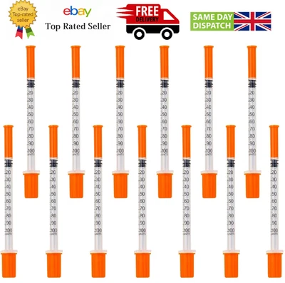 10 Pack 1ml Dispensing Measuring Tool 31G 6mm Individual Sealed Sterile syringe - Image 1 of 4