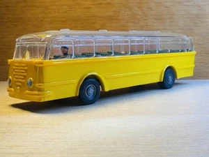 1:87 H0 Wiking 720, Büssing Trambus 5000 TU, tetto giallo/trasparente, ottimo - Foto 1 di 5