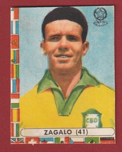 FIGURINA CALCIATORI LAMPO WC CILE CHILE 1962 BRASILE ZAGALO - Foto 1 di 1