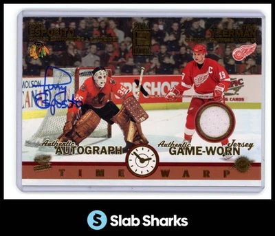 Camiseta de Steve Yzerman 2004 Pacific Exhibition Tony Esposito automática/565 Foto 1 de 4