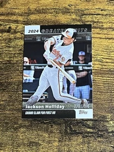 2025 Topps Series 1 #GH-11 Jackson Holliday Greatest Hits Baltimore Orioles - Bild 1 von 2