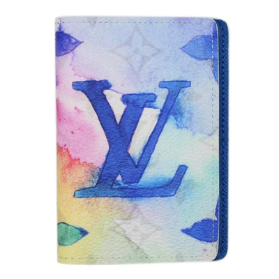 Louis Vuitton Monogram Watercolor Pocket Organizer Virgil Abloh M80456 Japan LV - Image 1 of 4