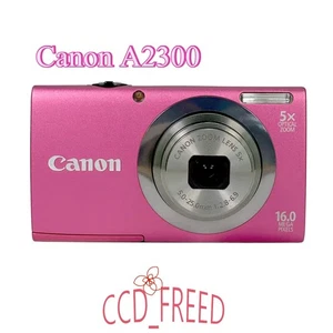 Canon PowerShot A2300 HD Digital Camera 16.0 MP 1080i HD Video Recording Red - Picture 1 of 8