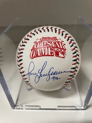 Jason Isringhausen 2000 All Star Game Rawlings Baseball Oakland Athletics Signed - Image 1 of 2