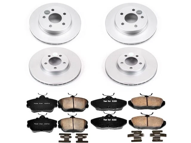 Комплект переднего и заднего тормозных колодок и ротора для 1993-1998 Lincoln Mark VIII WS672RG - Изображение 1 из 1