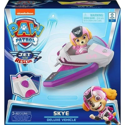 Paw Patrol, Jet to The Rescue Skye Deluxe Vehículo Transformador con Luces... Foto 1 de 4