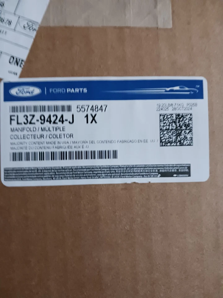 Colector de admisión original Ford F-150 2015-2017 5,0 L FL3Z-9424-J Foto 1 de 1
