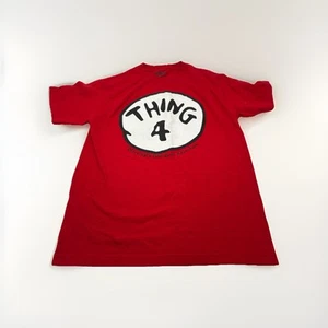 THING 4 Dr Seuss Cat in the Hat Universal Studios Red T-Shirt Large - Picture 1 of 5