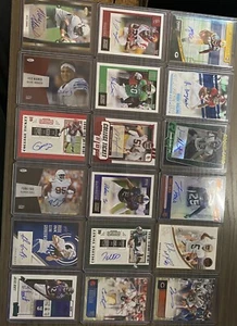 Lot of (18) Football Autograph Auto Cards 2005-2021 - Picture 1 of 12