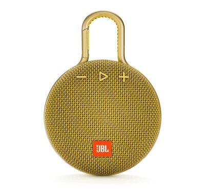 Altavoz portátil Bluetooth JBL Clip 3 amarillo mostaza Foto 1 de 4