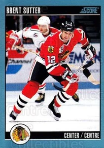 1992-93 Score Canadian #112 Brent Sutter - Picture 1 of 1