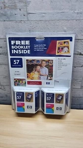 HP 57 DREIFARBIGE TINTENSTRAHL-DRUCKPATRONE 2ER-PACK - EXP. OKT 2004 - Bild 1 von 5