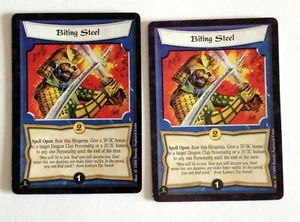 Biting Steel (2) L5R Legend of the Five Rings CCG Pearl Edition - Bild 1 von 1