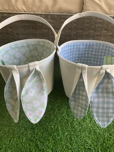 DUO 2 cesta para huevos de pascua ,basket easter eggs, decoration easter - Picture 1 of 3