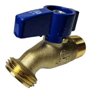 (10) 1/2" MALE THREADED HOSE BIBB NOKINK, WATER OR OIL 125 PSI (LEAD FREE BRASS) - Picture 1 of 5