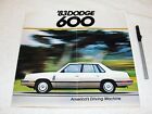 1983 Dodge 600 - Dealership Sales Brochure (14 Pages), Nice Condition!