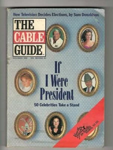 The Cable Guide, November 1988 "If I Were President" Photo Cover - Bild 1 von 1