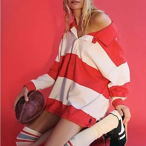 NEW Free People FP Movement Rugby Tunic Layer sz L - Picture 1 of 4