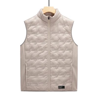 Mens Body Warmer Vest Waistcoat Gilet Winter Duck Puffer Quilted Sleeveless - Image 1 of 4