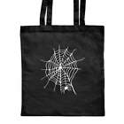 'Spider Web' klassische schwarze Tragetasche Einkaufstasche (ZB00001183)