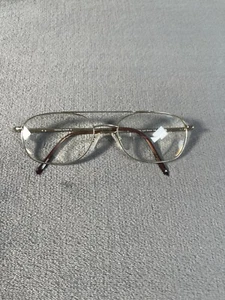 Genesis Altair Eyeglasses FRAMES ONLY Model 2005 Light Brown 145 - Picture 1 of 9