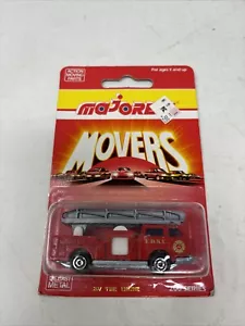 Vtg Majorette Movers Series 200 Die Cast #207 Extending Ladder Fire Engine 1/60 - Picture 1 of 10