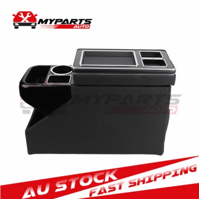 Centre Console Storage Unit w/Cup Holder Fit For VW T4 T5 T6 Multivan Caravel - image 1 of 4