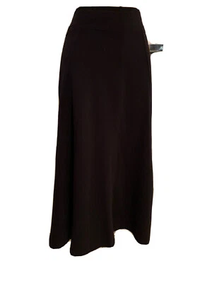 Cato Every Day Basic long black skirt flare elastic waist machine wash M - Image 1 of 4