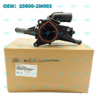 Carcasa termostato OEM 25600-2M002 para Hyundai Accent Kia Rio Rio5 2018-22 1,6 L Foto 1 de 4