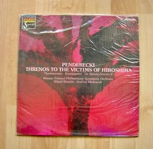 PENDERECKI Threnos to the victims of Hiroshima Philips Holland SEALED - Picture 1 of 2