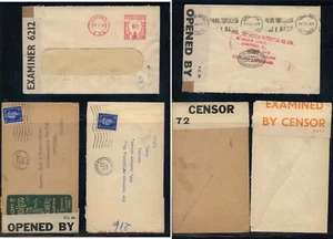 Great Britain 3 censor covers,one meter cover, one orange tape - Picture 1 of 1