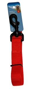 Large 5 Foot Tough Nylon Dog Leash in Hunter Orange by Vibrant Life - Picture 1 of 3