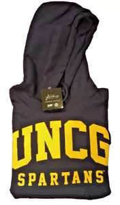 The Jardine Collection Unisex Navy UNCG Spartans Pullover Hoodie Size XS - Picture 1 of 5