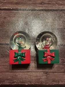 Disney Mickey Minnie Mouse Mini Schneekugeln Vintage JC Penney - Bild 1 von 5