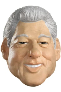 Bill Clinton Adult Vinyl Mask Halloween Costume Accessory - Picture 1 of 1