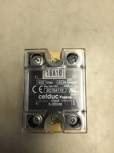 CELDUC SC764110 SOLID STATE RELAY 400VAC 45A w. HS QUANTITY!!! - Picture 1 of 2